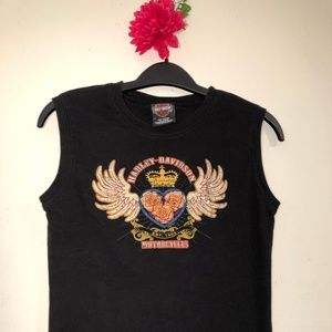 Harley Davidson Sleeveless T-Shirt